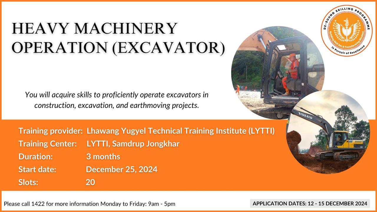 Heavy Machinery Operation(Excavator)